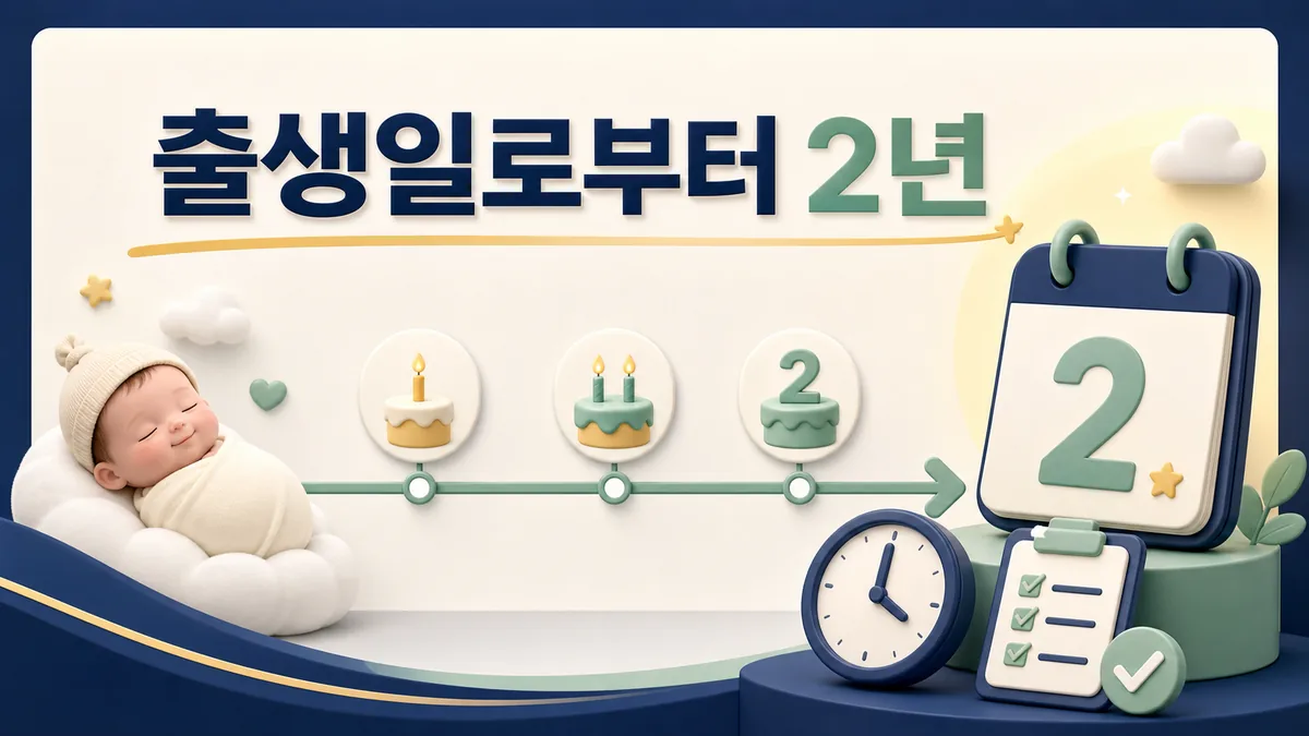 2024년 이후 출생아의 첫만남이용권 출생일로부터 2년 사용기한
