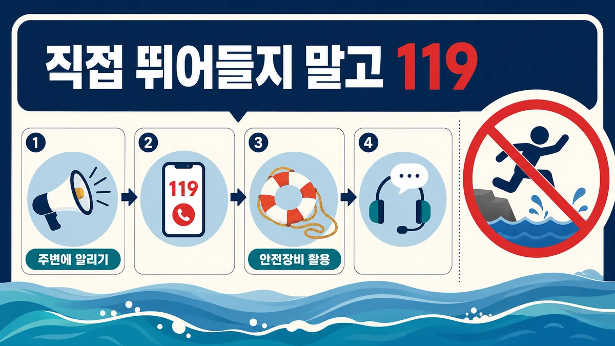 안전요원·안전구역·기상 상황을 먼저 확인하는 물놀이 안전 카드