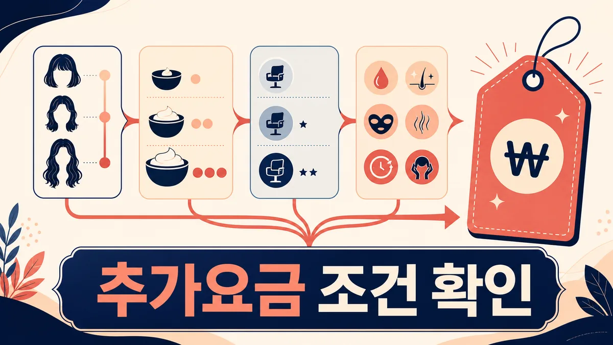 전주 미용실 가격표와 영수증을 비교해 시술 전 최종 결제금액을 확인하는 방법