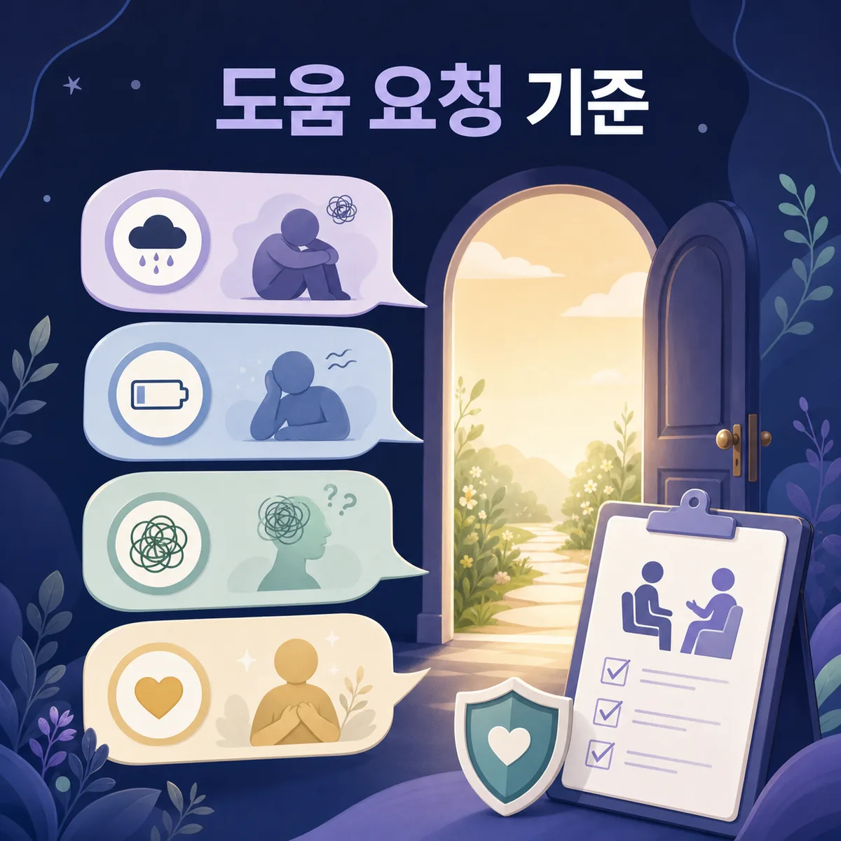 결과 기다림 불안이 일상을 방해할 때 상담과 전문 도움을 요청하는 기준 카드