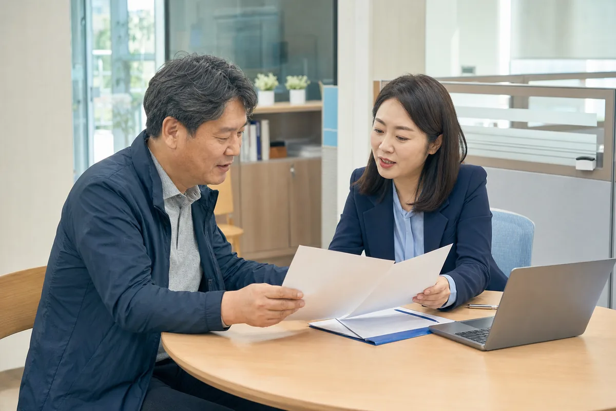 설비 추가 작업을 시작하기 전에 변경 금액과 작업 범위를 승인하는 카드뉴스